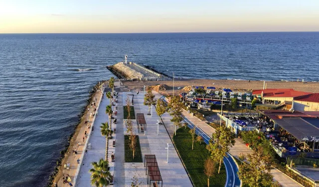 Sakarya’da gün batımı seyir noktasında proje tamam