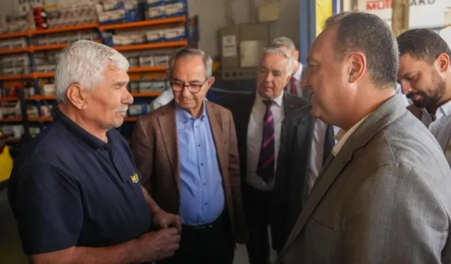 Sanayi esnafından Başkan Dutlulu’ya teşekkür