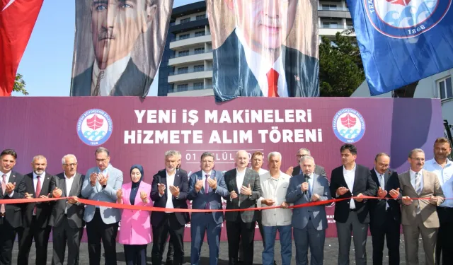 Trabzon Büyükşehir makine parkını güçlendiriyor