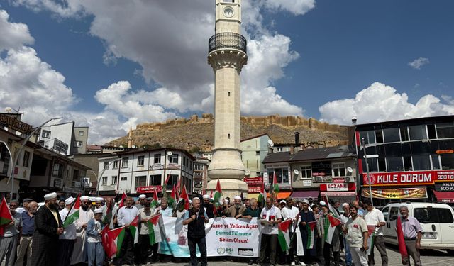 Bayburt’ta Gazze için dualar edildi