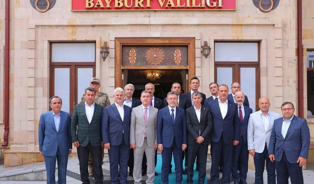 Tarım ve orman bakanı Yumaklı Bayburt’ta