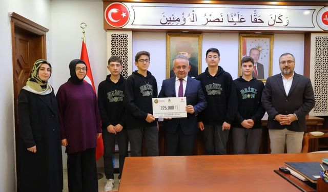 Bayburt Anadolu İmam Hatip Lisesi'nden Gazze'ye destek