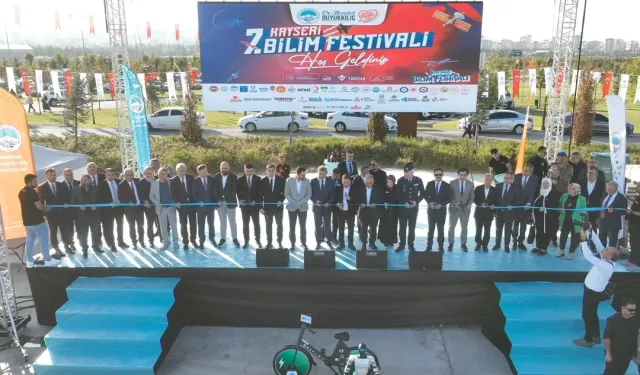7’nci Kayseri Bilim Festivali açıldı