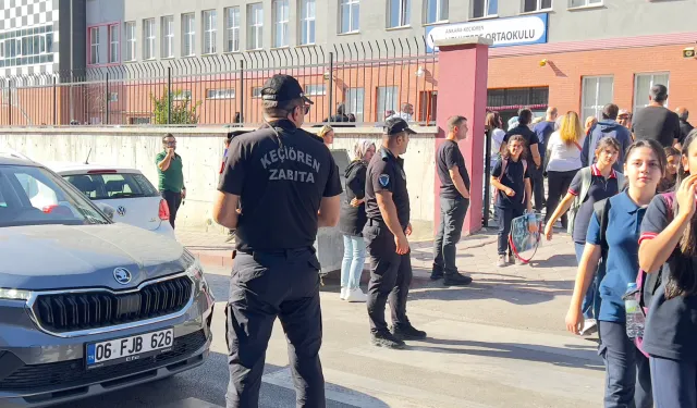 Ankara Keçiören Zabıtası'ndan trafiği rahatlatan mesai