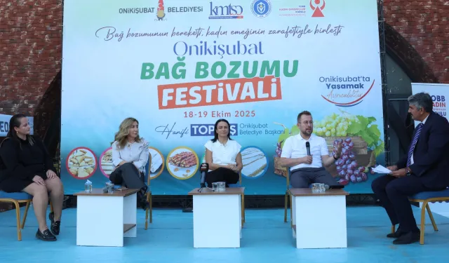 Bağ Bozumu Festivali, gastronomi dünyasının ustalarını Kahramanmaraş’ta buluşturdu