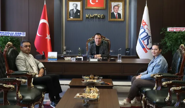 Başkan Çiçek’ten KMTSO Başkanı Buluntu’ya ziyaret