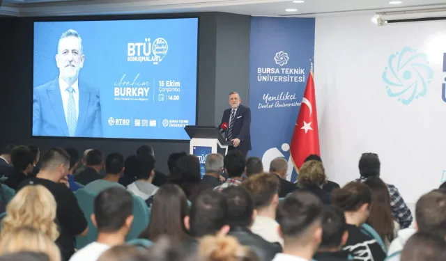 BTSO Başkanı İbrahim Burkay BTÜ'ye konuk oldu