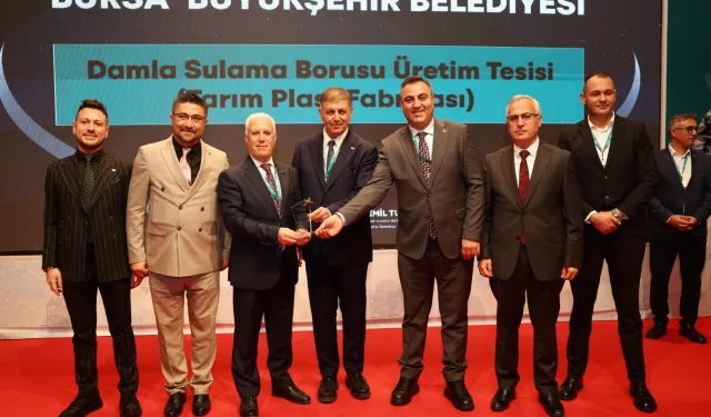 Bursa Büyükşehir'e çiftçi ve çevre dostu ödülü