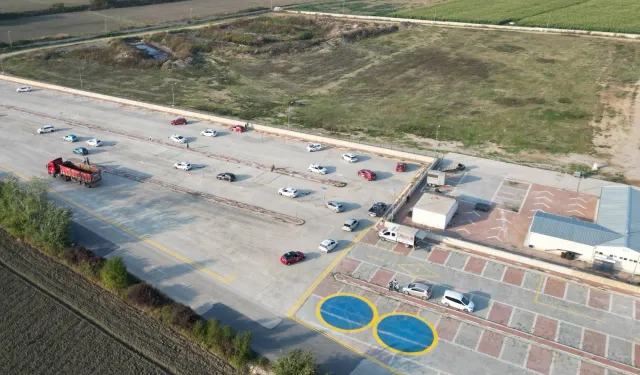 Bursa İnegöl'de yeni sürücü eğitim alanı faaliyete geçti