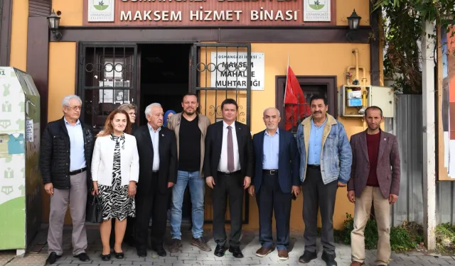 Bursa Osmangazi'de Başkan Aydın Maksem'i dinledi