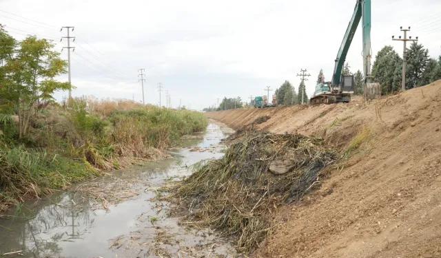 Bursa Yenişehir'de kanallarda kapsamlı temizlik