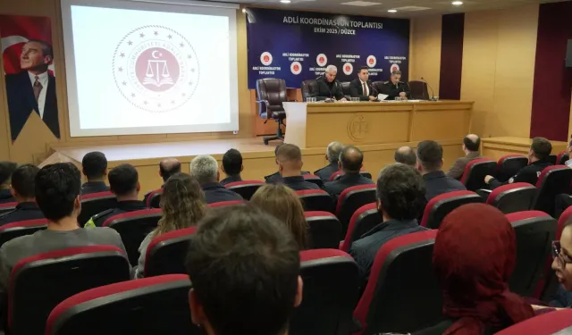 Düzce’de adli koordinasyon toplantısı