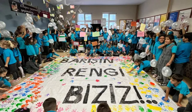 Edirne Keşan’daki okullarda Filistin’e destek etkinlikleri