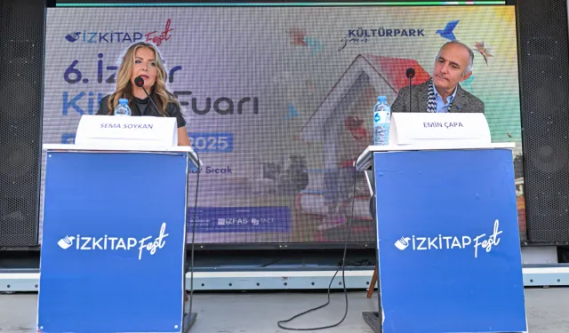 Emin Çapa ve Sema Soykan İZKİTAP’ta okuyucularla buluştu