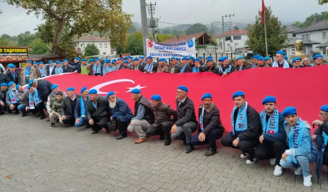 Erciyes Mavi Kartalları, şehit Hüseyin Güldal’ı dualarla andı