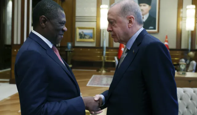 Erdoğan, Mashatile'yi Külliye'de kabul etti