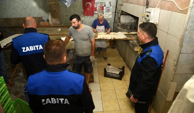 Fırınlara zabıtadan şok baskın
