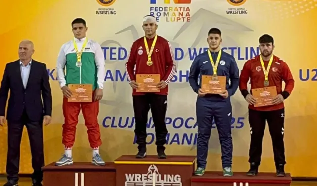 Gebzeli güreşçiler Balkan Şampiyonası'ndan madalyalarla döndü