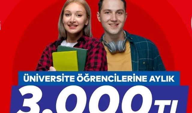 İstanbul Maltepe'den üniversitelilere aylık 3 bin TL destek