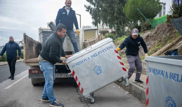 İzmir Bornova’ya 1000 yeni çöp konteyneri