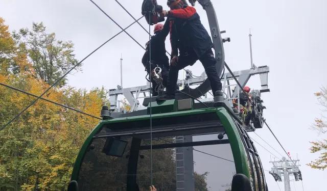 Kartepe Teleferik’te gerçeği aratmayan tatbikat