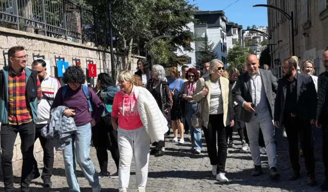 Kayseri Talas'ta Finlandiya heyetine tarihi gezi