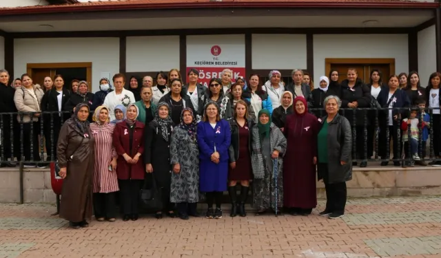 Keçiören Belediyesi’nden meme kanseri farkındalık eğitimi