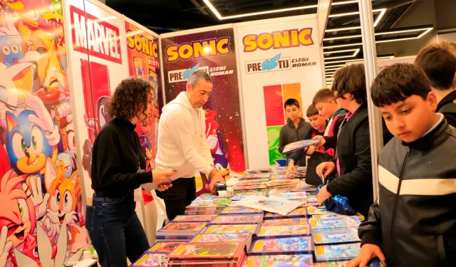 Kitap Fuarı’nda çocukların çizgi roman sevgisi