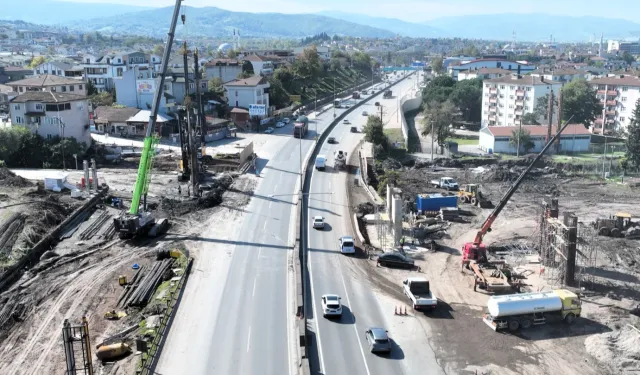 Kocaeli  Başiskele'de fore kazıklar çakılıyor