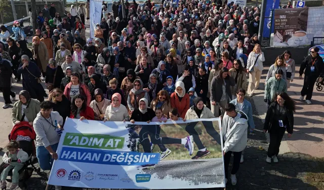 Kocaeli'de Gebzeli kadınlar “Adım At Havan Değişsin” etkinliğinde buluştu