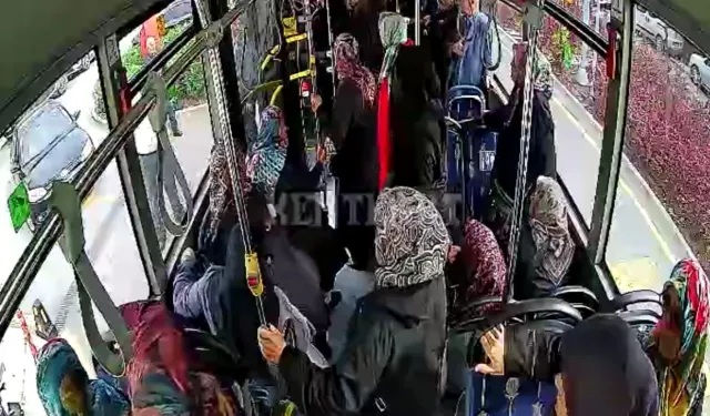 Kocaeli’de otobüs şoföründen duyarlı davranış