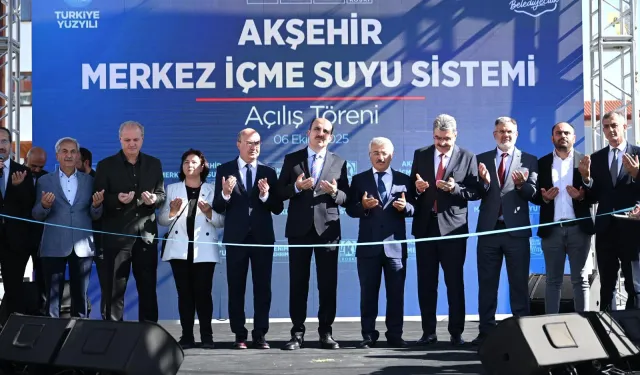 Konya Akşehir'in içme suyu sorununa 223 milyon TL'lik köklü çözüm