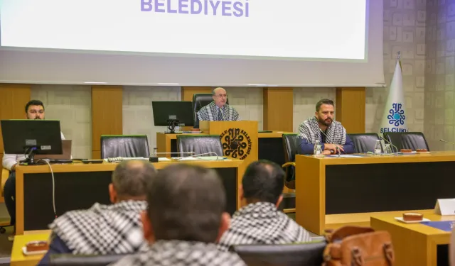 Konya Selçuklu'dan Filistin ve Gazze'ye tam destek