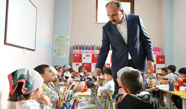 Konya'da minik öğrencilerden Filistin duyarlılığı