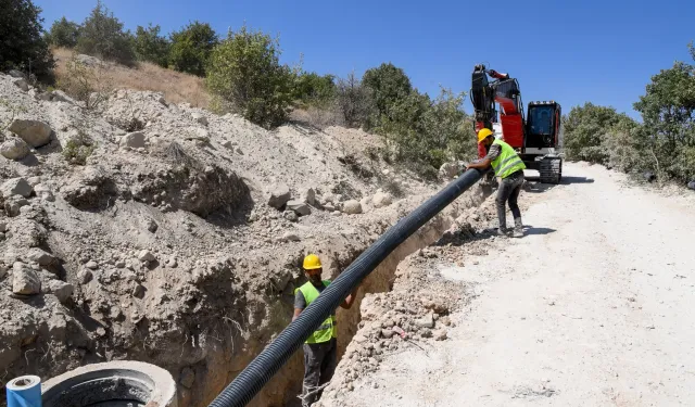 Malatya Akçadağ'a kanalizasyon hattı