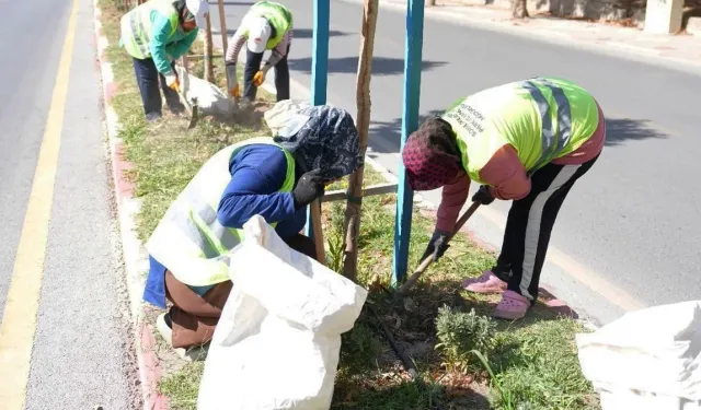 Manisa Soma'nın yolları kadın eliyle şekilleniyor