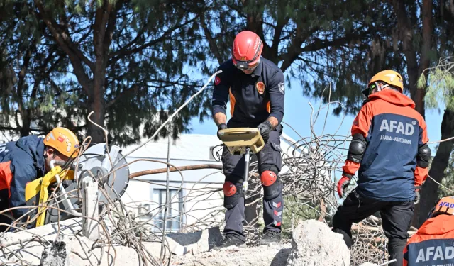 Manisa’da 6,6’lık deprem senaryosu ile tatbikat gerçekleştirildi