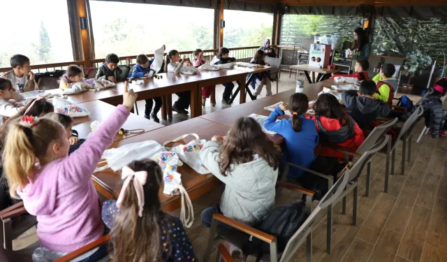 Minik kaşifler Leylek Göl Evi’nde