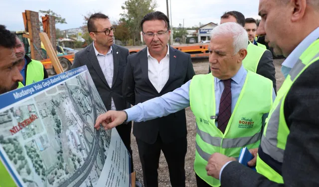 Mudanya Yolu’nda trafiği rahatlatacak köprü projesi hızla ilerliyor