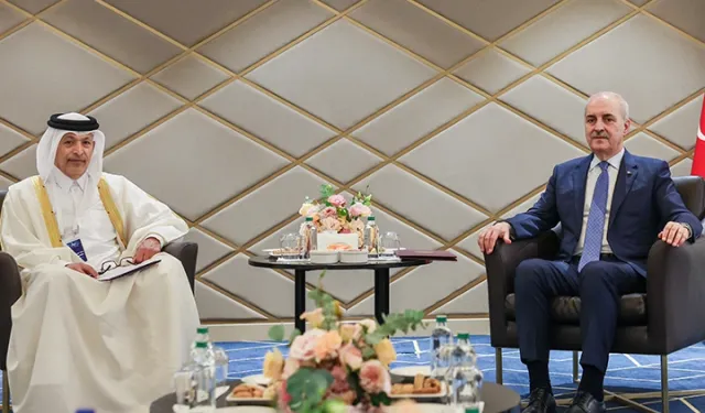 Numan Kurtulmuş, Katarlı mevkidaşı ile İstanbul'da görüştü