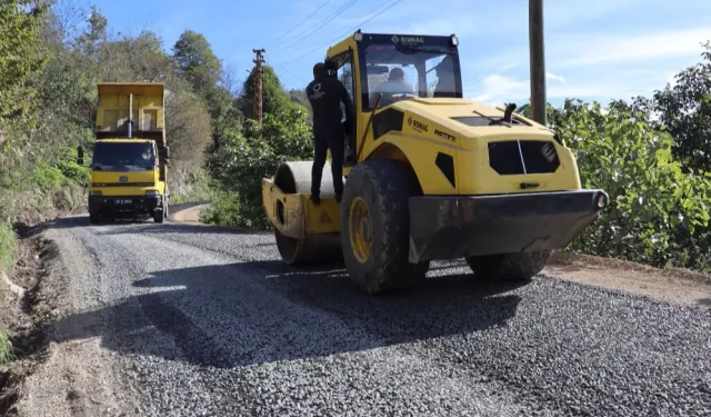 Ordu Gümüşköy’de asfalt sevinci