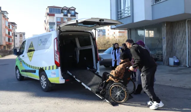 Ordu’da engelsiz ulaşım 7 bin 200 yolculukla umut taşıdı