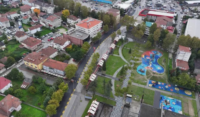 Sakarya'da Hendek’in kalbi Şehit Gaffar Okkan Bulvarı’na Büyükşehir dokunuşu