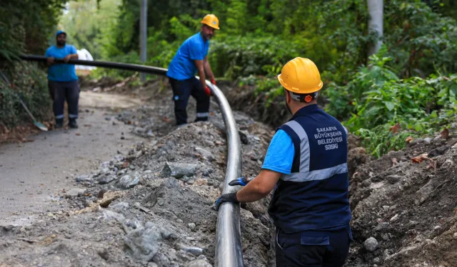 Sakarya'da Sapanca’nın dev altyapı güçlendirme projesi devam ediyor