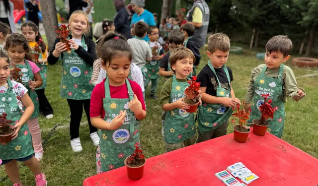 Sakaryalı minik bahçıvanlar geleceği şekillendirdi
