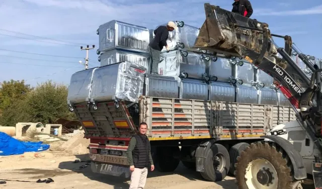 Yenimuhacir'e TBB'den 20 hibe çöp konteyneri