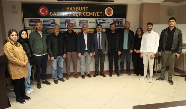 Bayburt Gazeteciler Cemiyeti'nde değerlendirme toplantısı