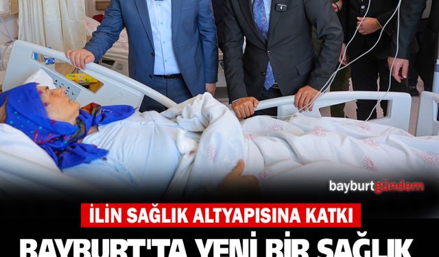 Bayburt'ta yeni bir sağlık yatırımı: MR cihazı hizmette