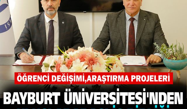 Bayburt Üniversitesi'nden Uluslararası İş Birliği