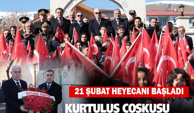 Kurtuluş coşkusu Milli kahramanların kabirlerinin ziyareti ile başladı